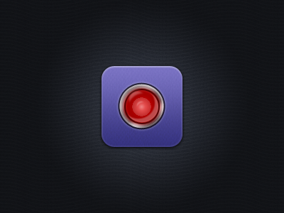 Alarm Icon alarm app border bulb gradient icon iphone light medic metal red retina texture urgencies