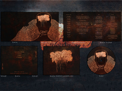 Dehet Sinn EP cd cover artwork cd cover graphic design illustration illustrative cover