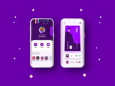 E-Wallet 3d app atm card balanced design dompet e wallet graphic design mobile app mobile app design mokup paypal ui uiuxdesign ux