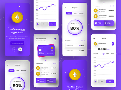 Crypto Wallet App Design