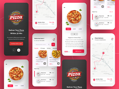 Pizza Delivery App Design