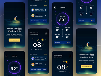 Sleep Tracker App Design