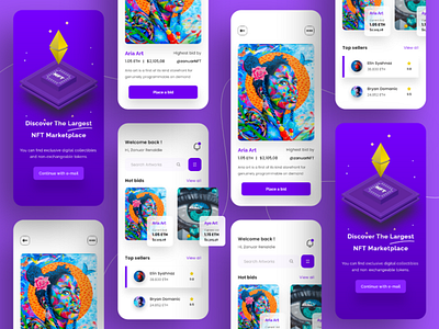 NFT Market App Design