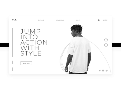 Fashion apparel landing page. adobexd apparel black clothing design fashion fashion website landing minimal modern ui uiux website