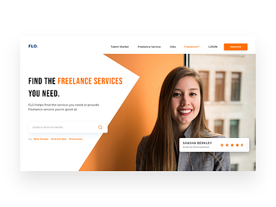 freelance service site design adobexd branding design landing ui uiux website