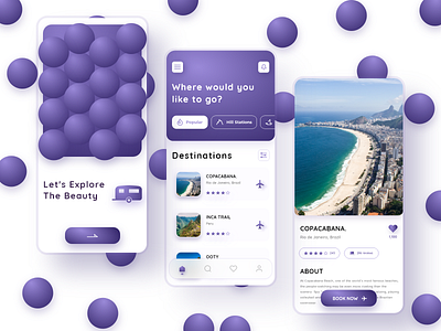 Travel App design