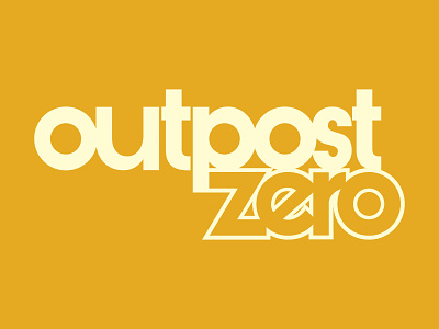Outpost Zero branding comic book comic books comics cover design design graphic design logo logo design logos print design sans serif scifi typography vector young adult