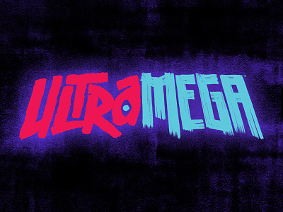 Ultramega branding comic book comics cover design graphic design hand lettering handlettering logo logo design logos print design title title design typogaphy typography vector