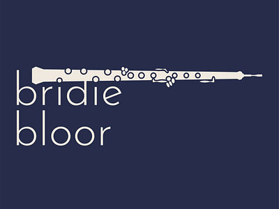 Brand identity design for "Bridie Bloor" branding design graphic design icon illustration logo typography