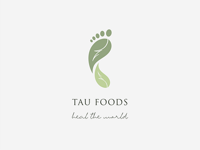 Brand identity design for "Tau Foods" branding design graphic design icon illustration logo typography