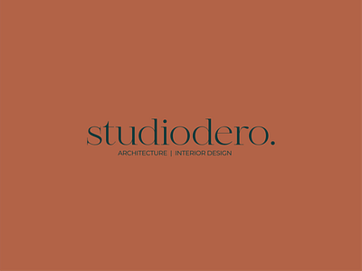 Brand identity design for "studiodero."