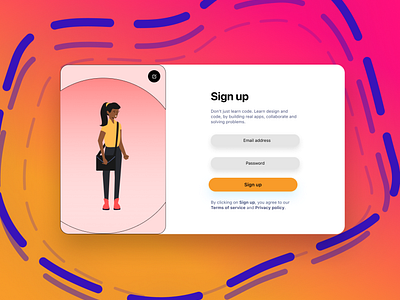 Sign Up eTutors design etutors figma online learing ui design