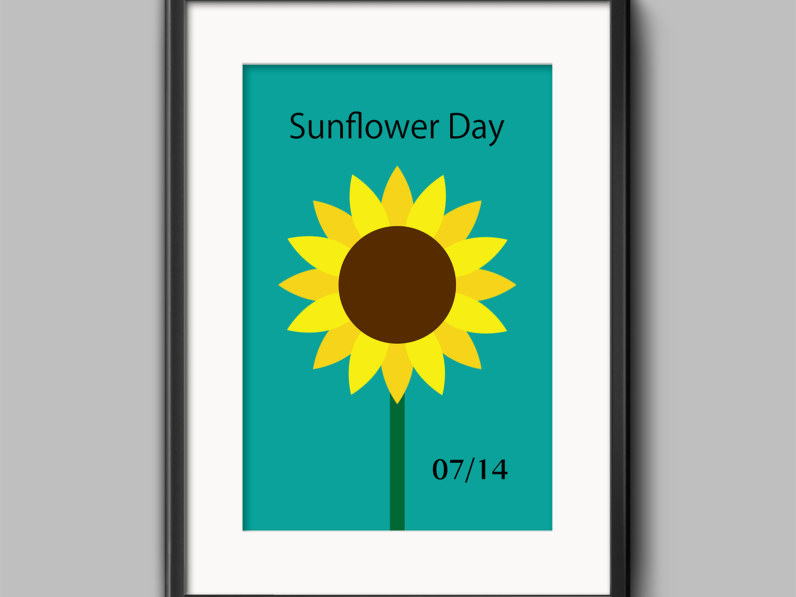 Daily Design 07/14 Sunflower Day by Youki on Dribbble