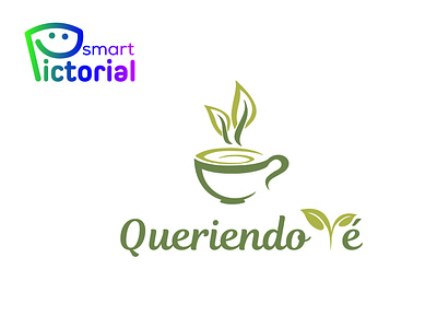 Greentea/coffee brand logo 3d branding design graphic design green tea logo illustration logo professional designer smart pictorial smartpictorial vector