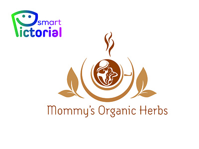 Organic herbs/brand/logo brand logo branding design graphic design illustration logo logo creator logo maker professional designer smart pictorial smartpictorial vector