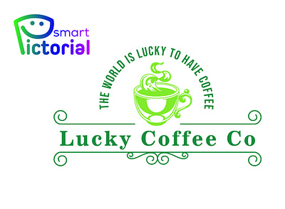 Lucky Coffee/brand/logo brand branding design graphic design graphics illustration logo logo designer logo maker professional logo creator restaurant logo smart pictorial smartpictorial tea logo vector