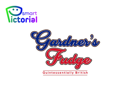 Gardners Fudge/logo 3d bakery logo branding design graphic design graphics illustration logo logo creator logo designer logo maker professional graphic designer restaurant log smart pictorial smartpictorial vector