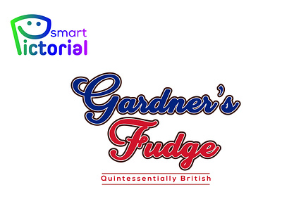 Gardners Fudge/logo 3d bakery logo branding design graphic design graphics illustration logo logo creator logo designer logo maker professional graphic designer restaurant log smart pictorial smartpictorial vector