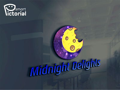 Midnight Delights /branded logo branded logo branding cakes logo coffee logo company logo design graphic design graphics illustration logo logo creator logo designer logo maker professional logo maker restaurant logo smart pictorial smartpictorial vector