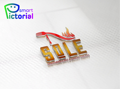 SOLE/BRAND/LOGO 3d bakery logo brand logo branding cafe logo cookies logo design graphic design graphics illustration logo restaurant logo smart pictorial smartpictorial vector