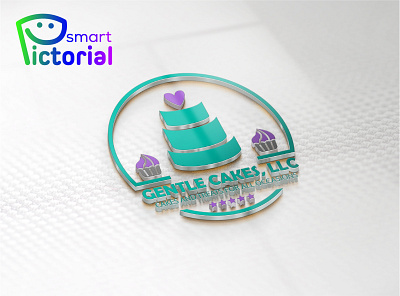 CENTER CAKES, LLC/logo brand branding cakes logo cupcakes logo design designer desserts logo graphic design graphics graphics designs illustration logo logo creator logo designer logo maker professional logo maker smart pictorial smartpictorial vector