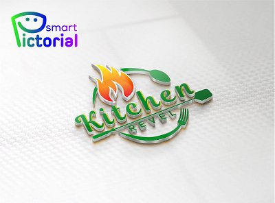 KITCHEN/BRAND/LOGO 3d branding cafe logo design graphic design illustration logo logo creator logo designer logo maker professional logo maker restaurant logo smart pictorial smartpictorial vector