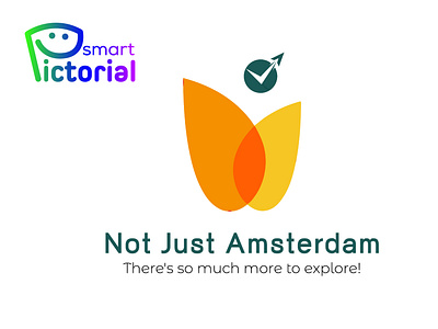 Not Just Amsterdam LOGO 3d branding design graphic design graphics illustration logo logo brand logo creator logo designer logo maker professional logo maker smart pictorial smartpictorial vector