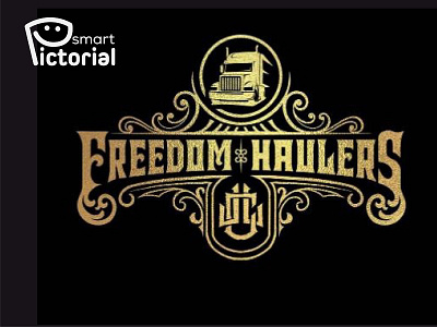 FREEDOM HOULERS Logo adventure logo brand logo branding design graphic design graphics illustration logo smart pictorial smartpictorial vector