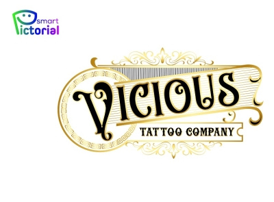 VICIOUS Tattoo Company Logo design brand logo branding company logo design graphic design logo logo creator logo designer logo maker professional logo maker smart pictorial smartpictorial vector