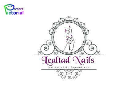 Lealtad Nails logo/business logo