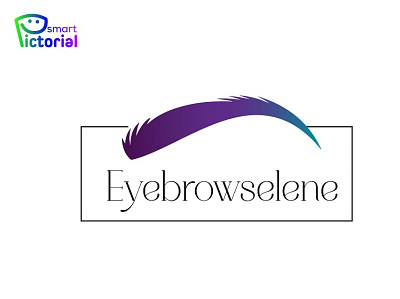 Eyebrowselene logo/Beauty logo/Makeup logo 3d branding design graphic design logo logo creator logo designer logo maker professional logo maker smart pictorial smartpictorial vector