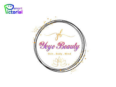 Yoyo Beauty logo branding design graphic design logo logo designer logo maker smart pictorial smartpictorial vector