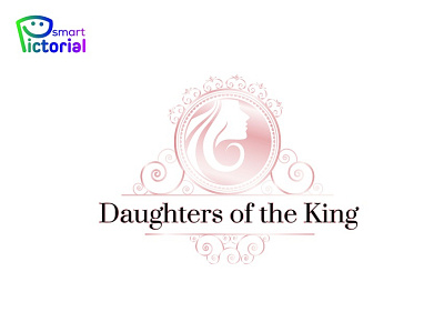 Daughter of the King logo/business brand/custom logo branding brand logo business logo company logo design graphic design logo logo creator logo designer logo maker professional logo maker smart pictorial smartpictorial vector