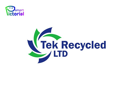 Tek Recycled LTD logo design 3d branding design graphic design logo logo creator logo designer logo maker professional logo maker smart pictorial smartpictorial vector