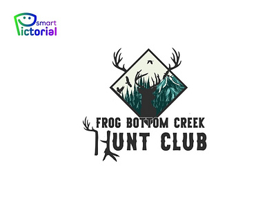 HUNT CLUB logo branding design graphic design logo logo creator logo designer logo maker professional logo maker smart pictorial smartpictorial vector