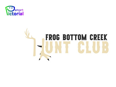 FROG BOTTOM CREEK branding design graphic design logo logo creator logo maker smart pictorial smartpictorial vector