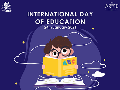 INTERNATIONAL DAY OF EDUCATION branding design graphic agency graphic design logo logo creator logo designer professional logo maker smart pictorial smartpictorial vector