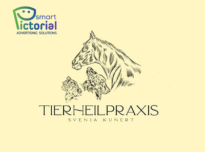 TIERHEILPRAXIS 3d branding design graphic design graphics agency logo logo creator logo designer logo maker professional logo designer smart pictorial smartpictorial vector