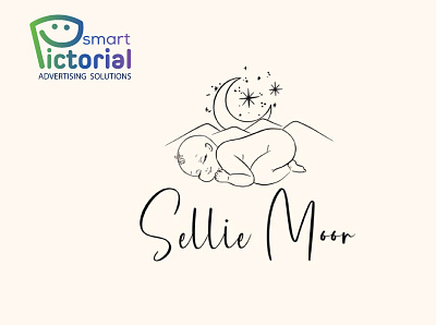 Sellie Moon branding design graphic design logo logo creator logo maker professional designer smart pictorial smartpictorial vector