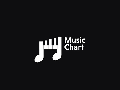 Music Chart Concept Logo