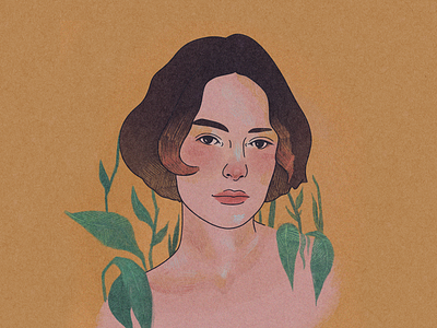 Brigette Lundy-Paine atypical brigette lundy paine fanart illustration procreate