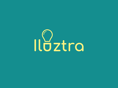 Iluztra branding design flat logo