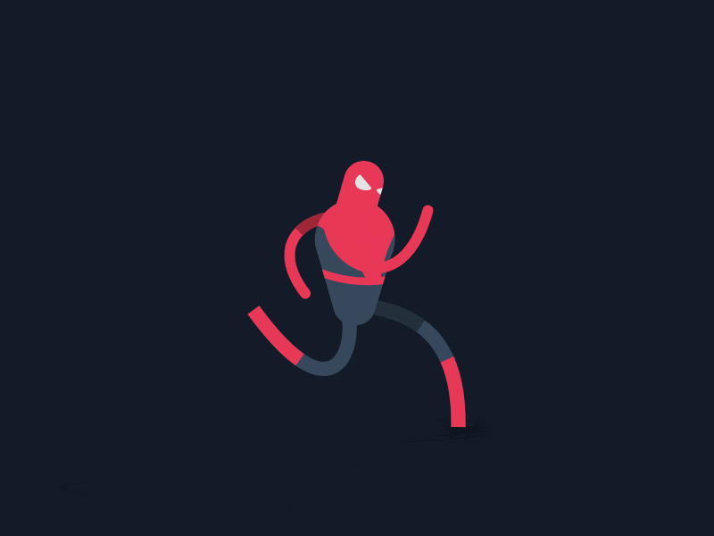 Spiderman! animation hero marvel mograph motion graphics spiderman