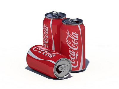 Coke Cans 3d c4d class project coca cola coke model modeling