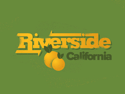 Riverside Type Experiment aaron draplin california citrus oranges riverside type wordmark