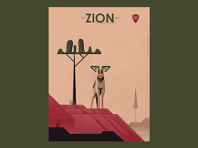 Zion Bighorn Poster