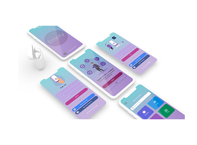 reminder mockup mobile app design mobile ui reminder app ui uidesign vector