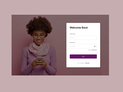 Login design login login design login form login page login screen ui uidesign