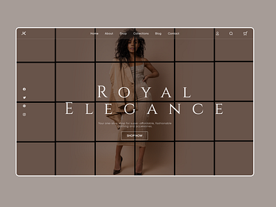 Fashion landing page design ecommerce fashion fashion landing page fashion website landing page design ui uidesign