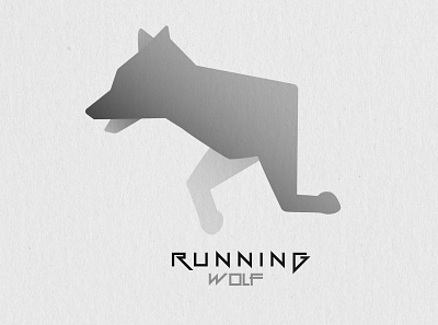 running wolf logo flat flatdesign flatillustration illustration logo runningwolf vector wolf wolf logo